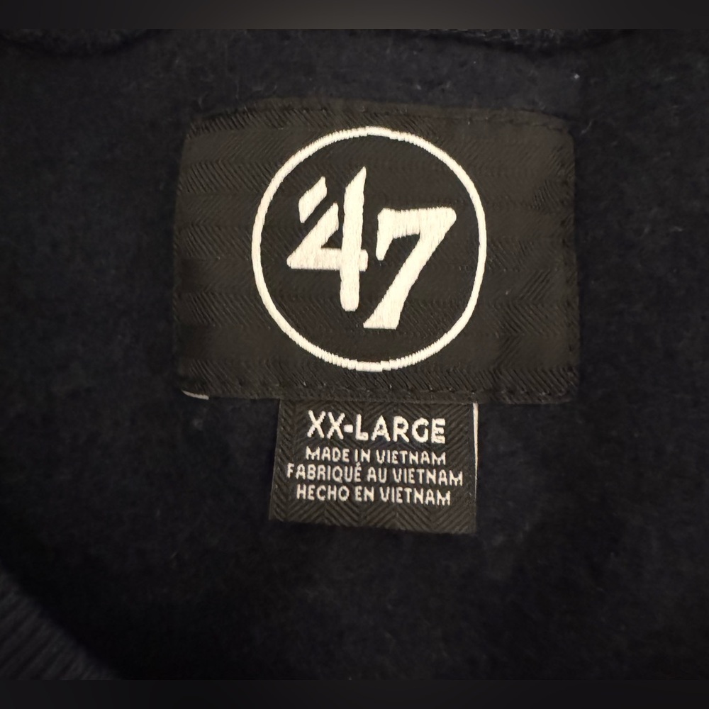 NWT '47 Brand Michigan Wolverines Men's Overlay Headline Sweatshirt 2XL $70 MSRP - Picture 7 of 8